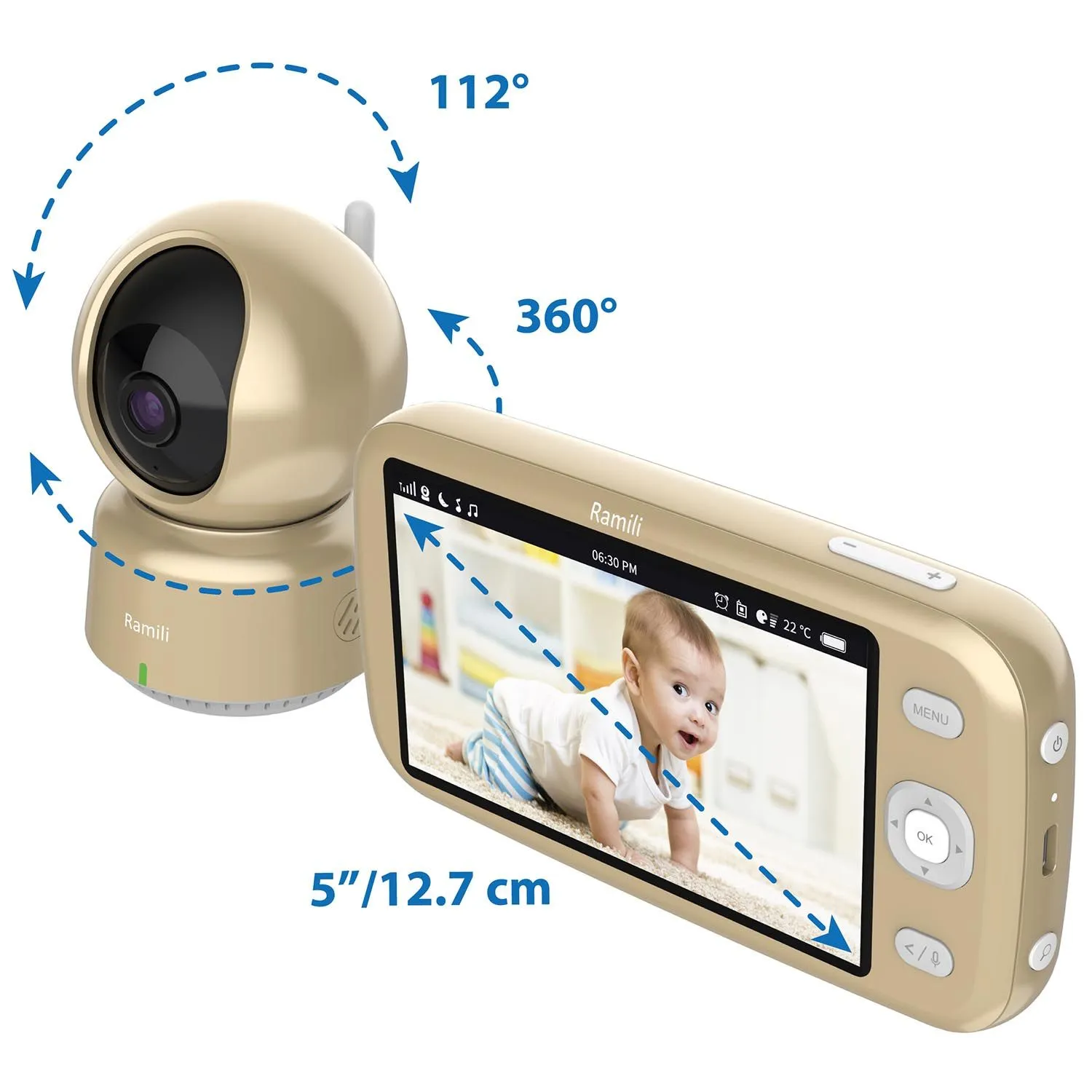 Видеоняня Ramili Baby RV1600х2