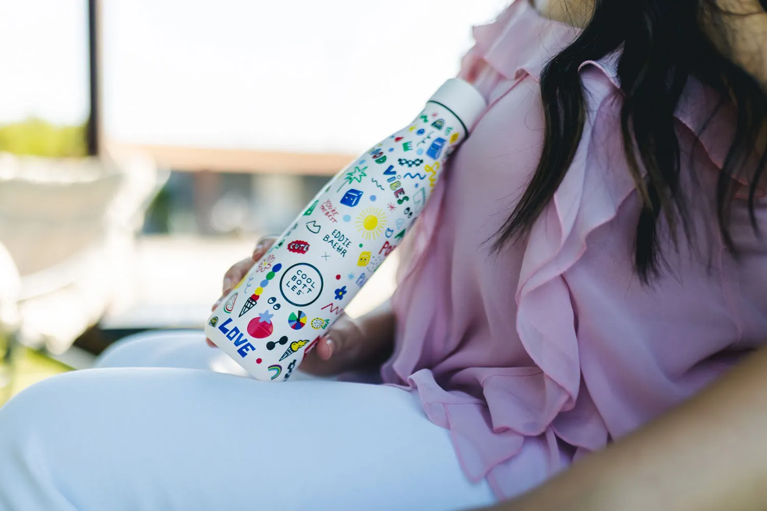 Термос-термобутылка Cool Bottles Eddie Baehr Good Vibes 500 мл