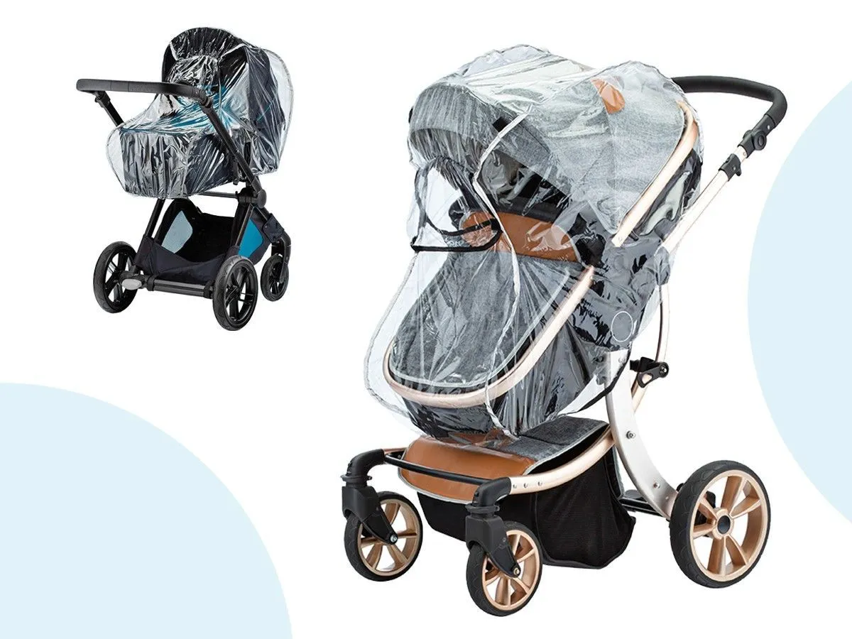 Дождевик Roxy-Kids на коляску универсальный со светоотражателем в сумке RRC-002