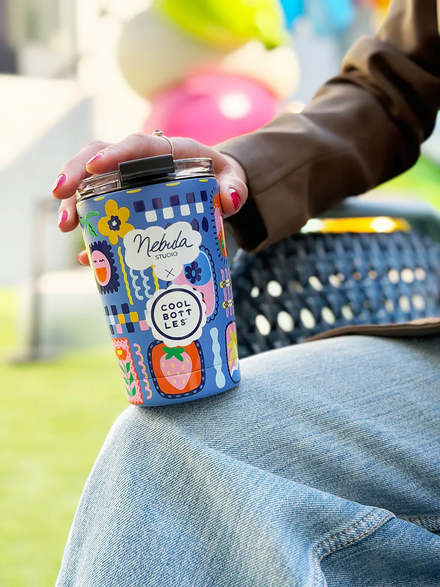 Термокружка Cool Bottles Tumbler Nebula Studio Patch Zone 330мл CBT33PZN. Изображение 8