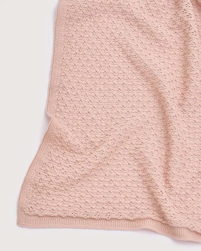 Плед-пеленка Loomknits ажурная