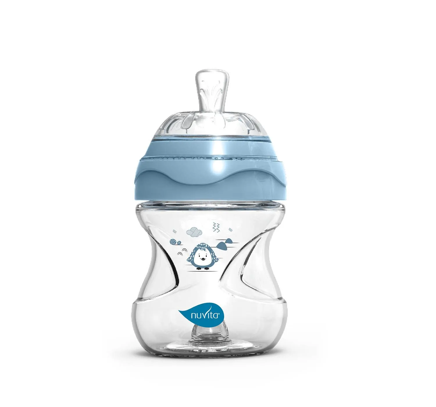 Бутылочка антиколиковая Nuvita Materno Feel 150 мл, пластик