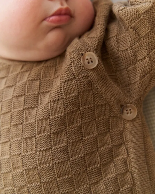 Комбинезон детский LoomKnits Капучино LW0391-010 шерстяной