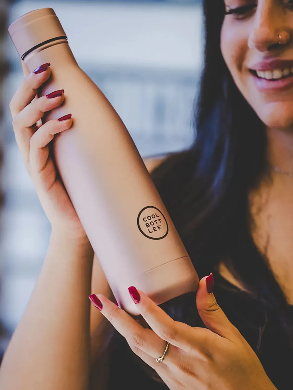 Термос-термобутылка Cool Bottles Metallic Rose 500 мл CB500MER