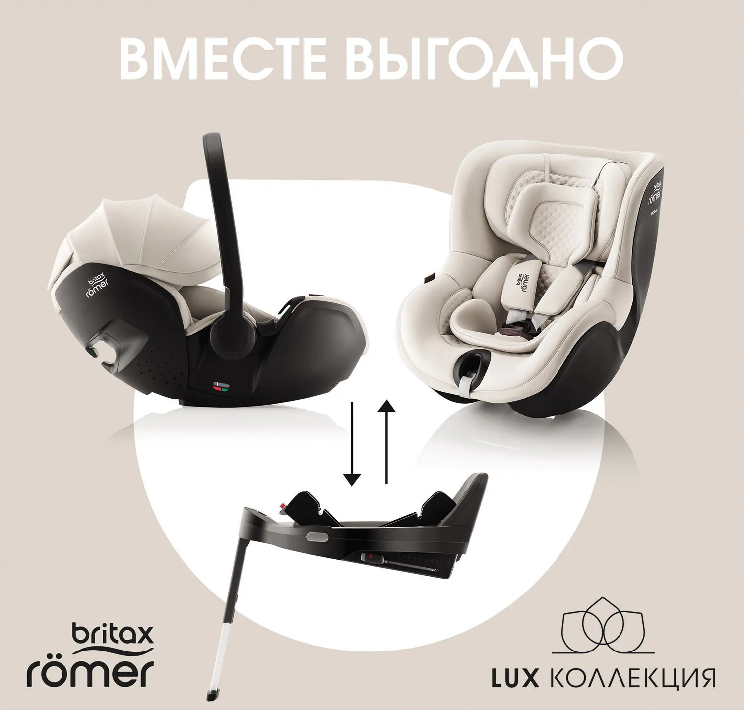 Комплект 3в1 Britax Roemer BABY-SAFE PRO + VARIO BASE 5Z + DUALFIX 5Z LUX