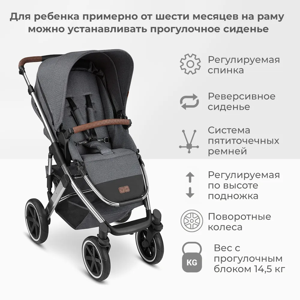 Коляска 2 в 1 ABC-Design Salsa 4 Air