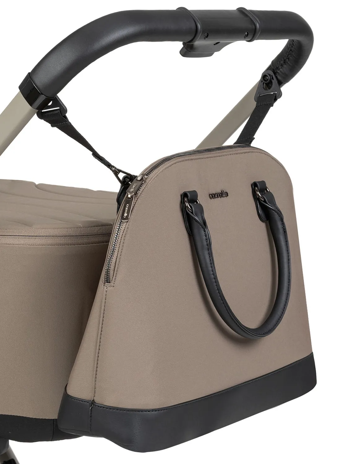 Коляска 2 в 1 CARRELLO Ultra F CRL-6557, бежевый (vintage beige ). Изображение 9
