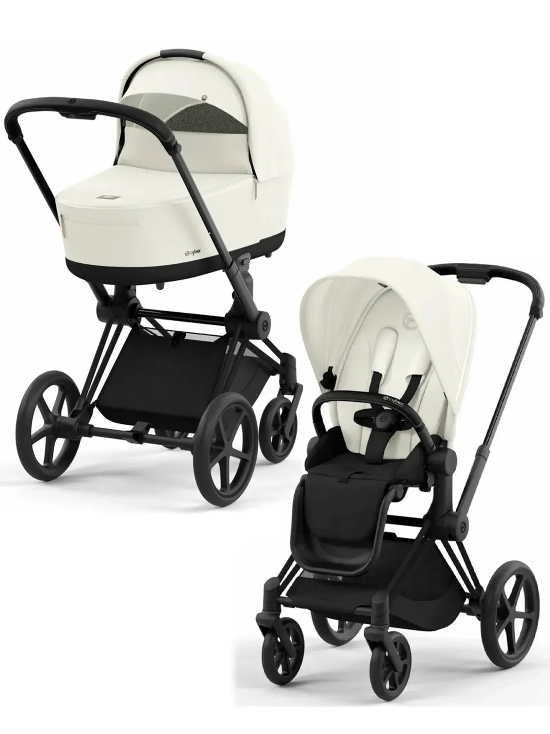 Коляска 2 в 1 Cybex Priam IV шасси Matt Black