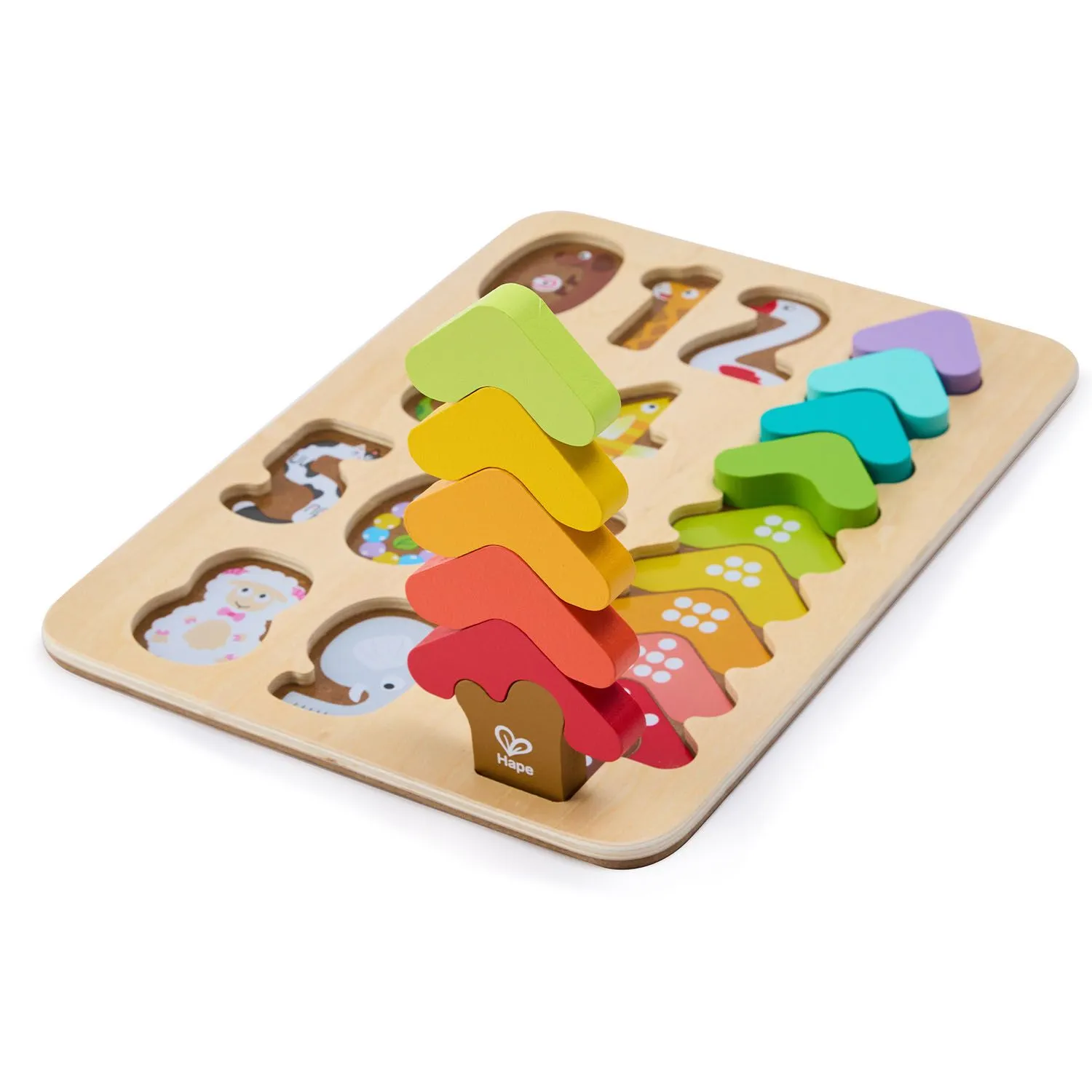 Пазл HAPE для детей «Умняша» Цвета и цифры, 20 элементов E1657_HP