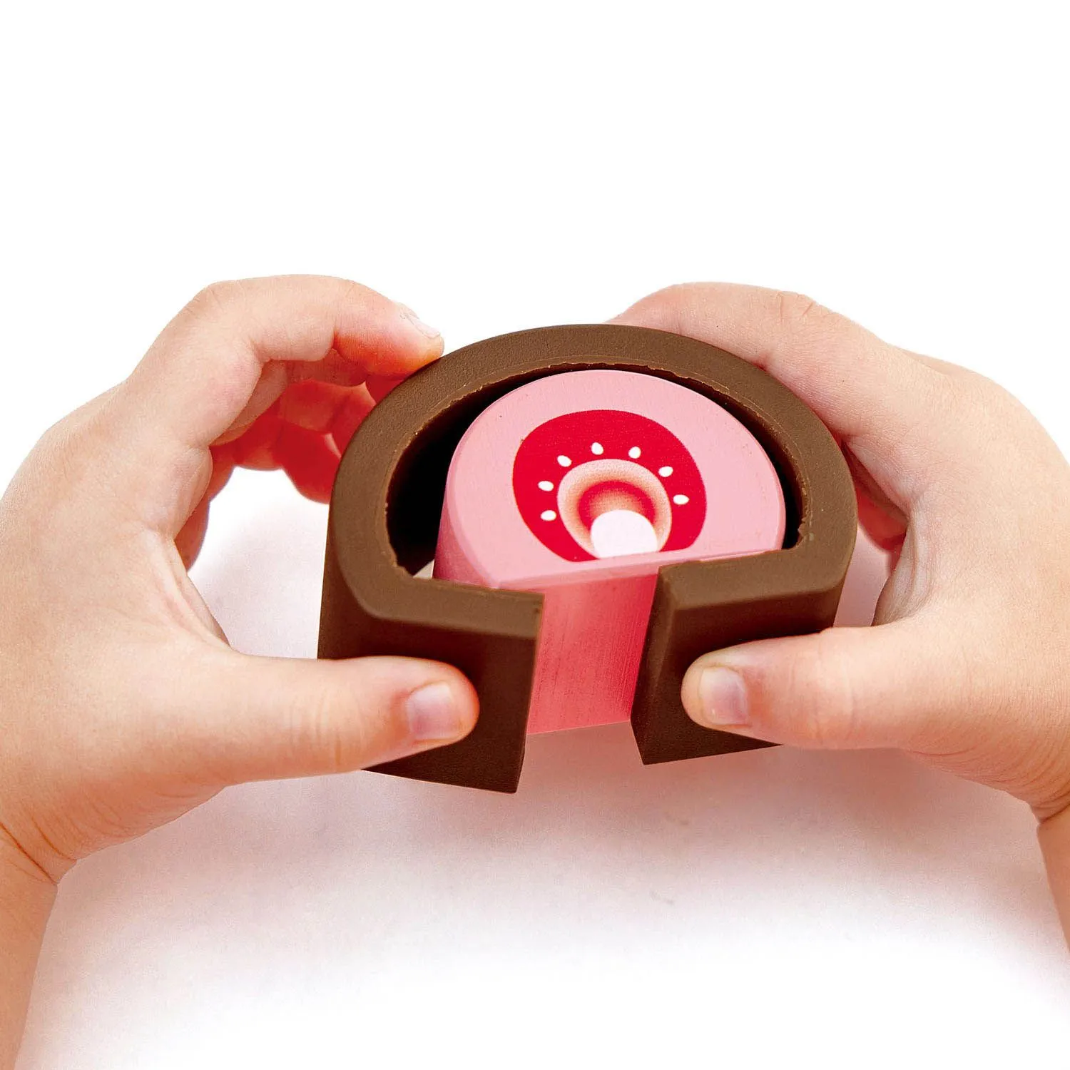 Набор игровой детский HAPE Пирожные клубничный десерт E3194_HP