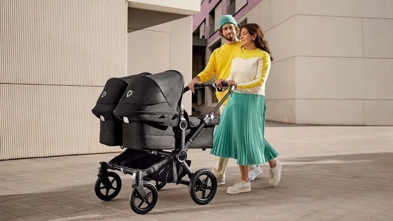 Коляска 2 в 1 Bugaboo Donkey 5 Twin шасси Graphite