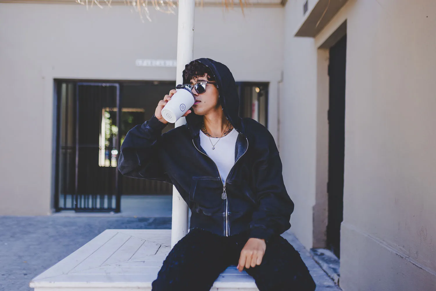 Термокружка Cool Bottles Tumbler Mono White 330 мл