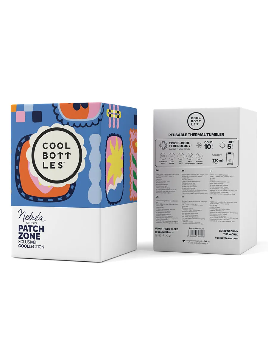 Термокружка Cool Bottles Tumbler Nebula Studio Patch Zone 330мл CBT33PZN. Изображение 3