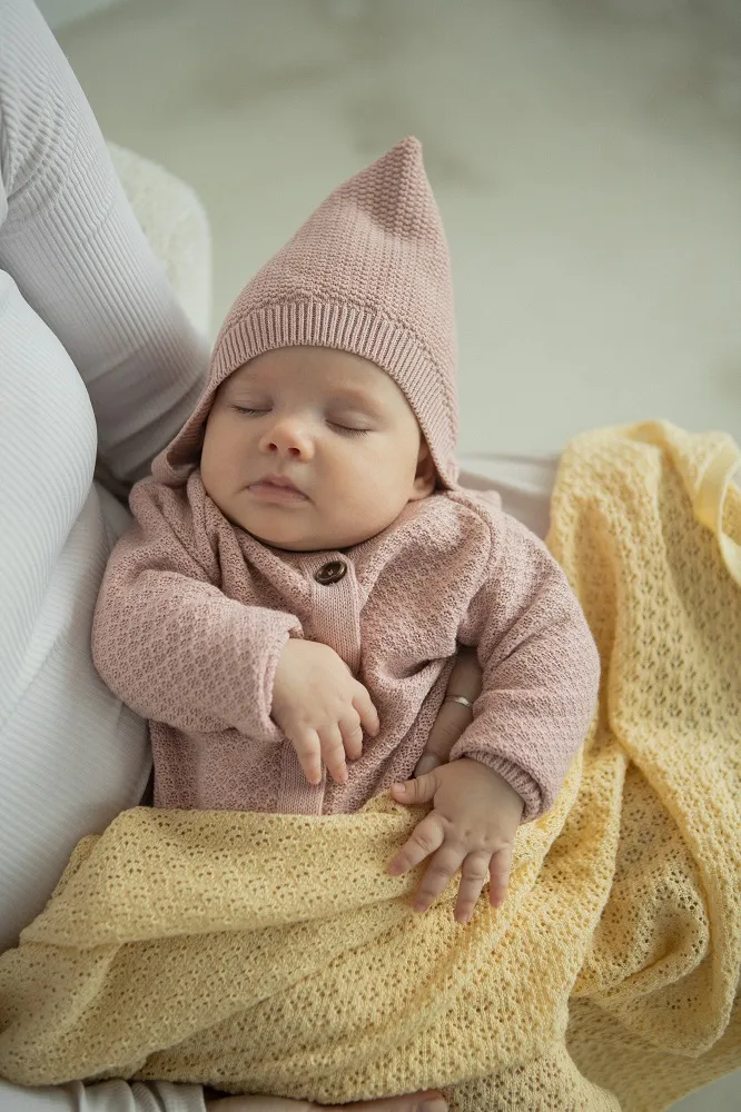 Комбинезон детский LoomKnits Пудровый хлопок