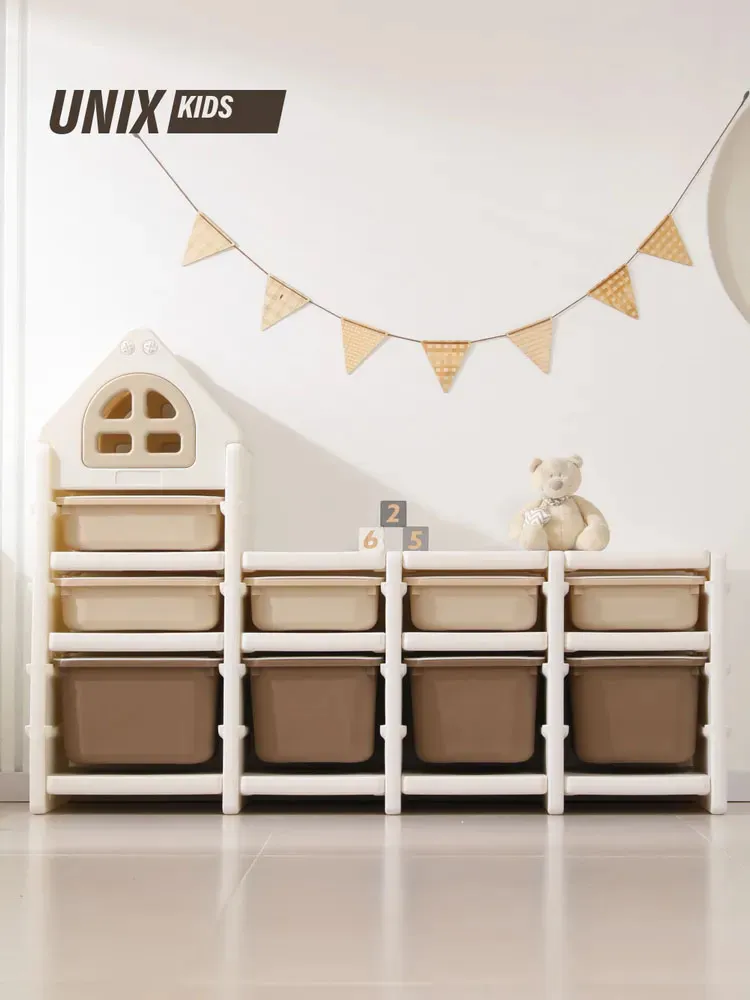 Стеллаж UNIX Kids для игрушек (9 ящиков)