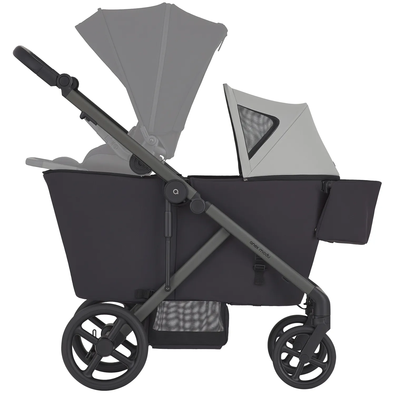 Коляска-вагончик прогулочная Wagon для двойни Anex Modu