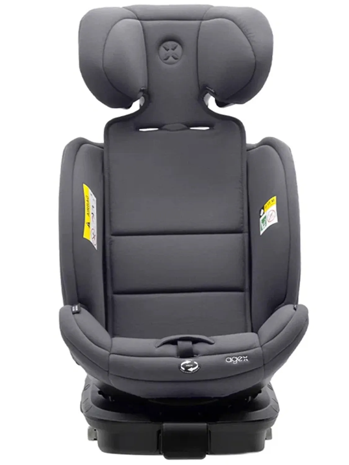 Автокресло 0+/1/2/3 Agex Comfort i-Fix 360 нов, серый (grey). Изображение 7