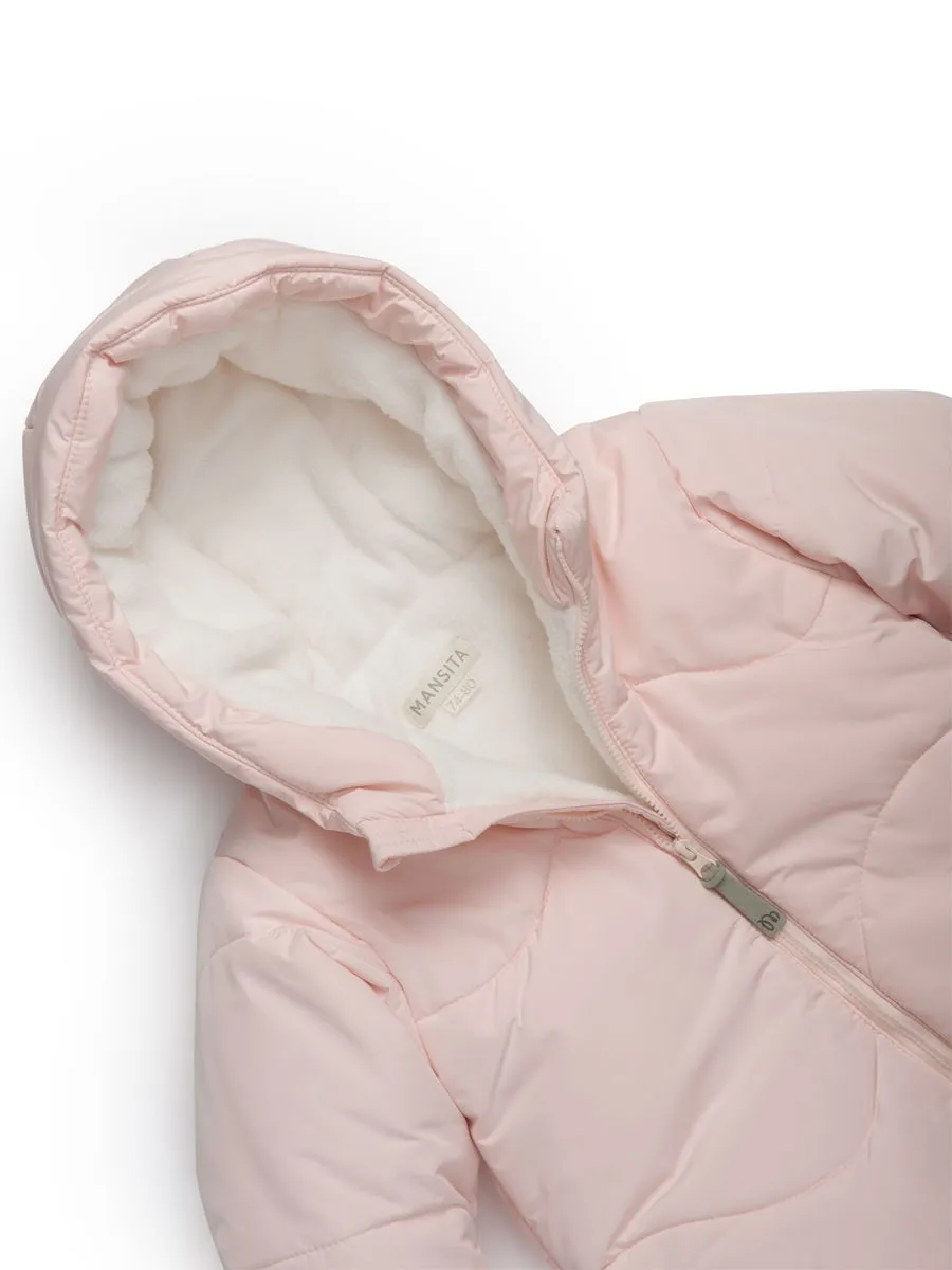 Комбинезон детский зимний Mansita Frost цв.бледно-розовый