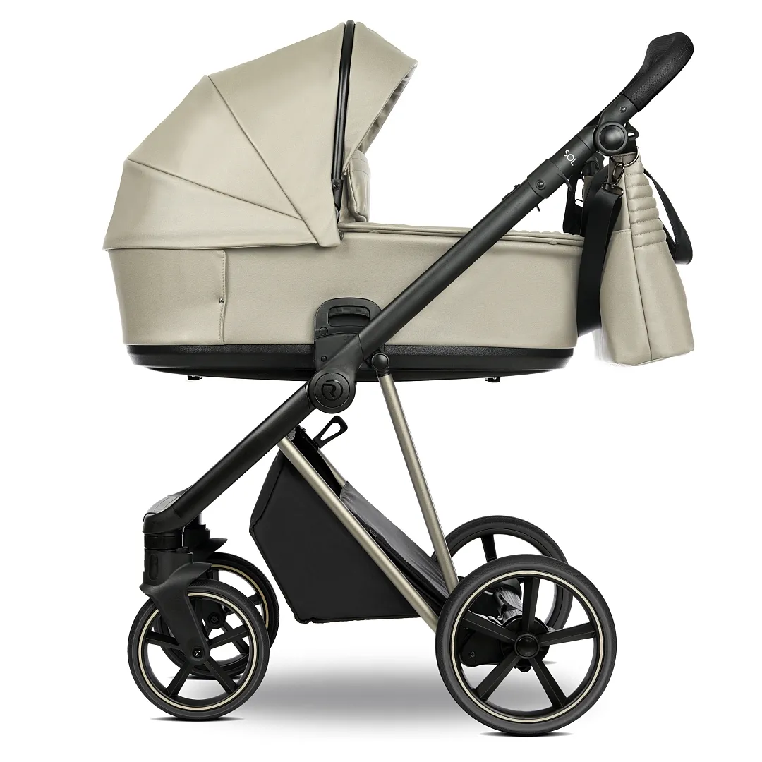 Коляска 2 в 1 ROAN Sol Vintage экокожа