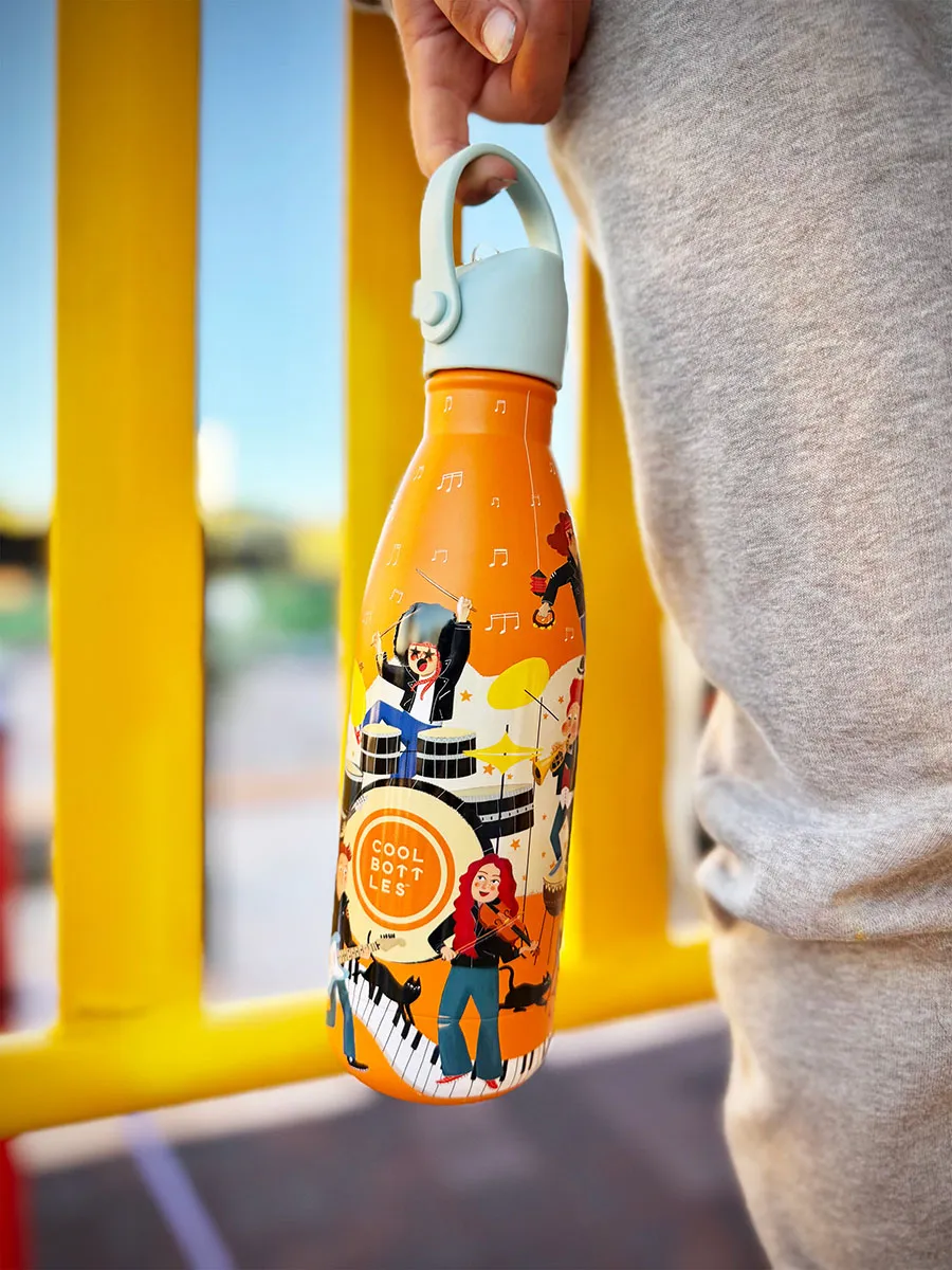 Термос-термобутылка Cool Bottles Kids серия Wonders Music Beat 350мл CBBK35MB. Изображение 9