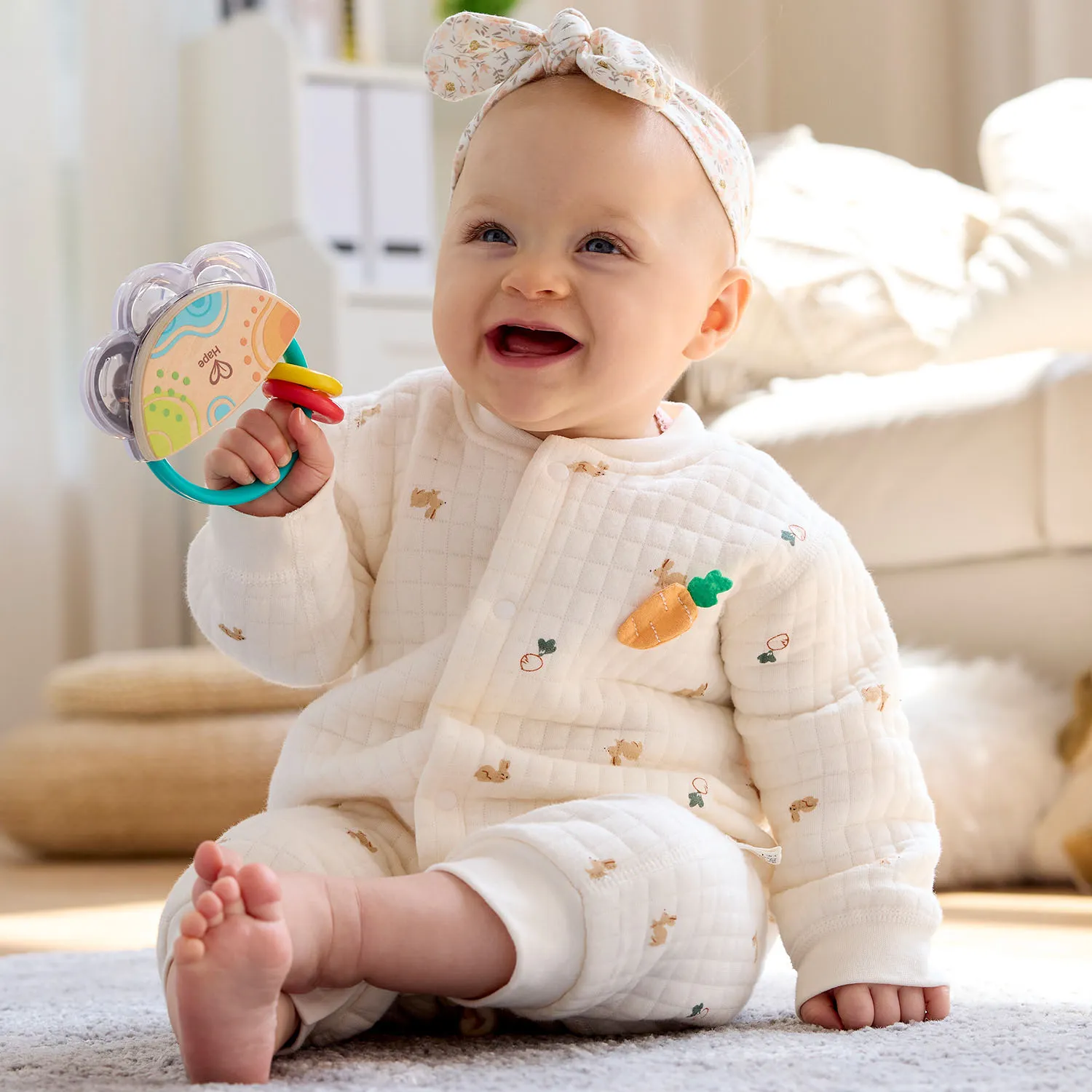 Погремушка Hape «Бубен» для малышей E0128_HP