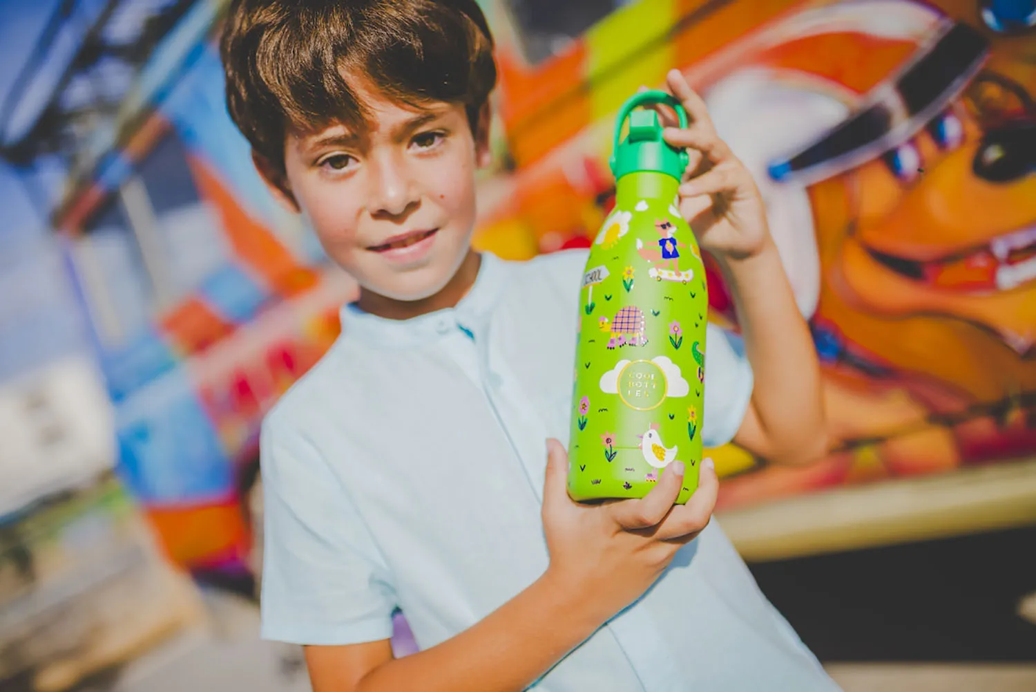Термос–термобутылка Cool Bottles Kids Rolling Skaters 500 мл