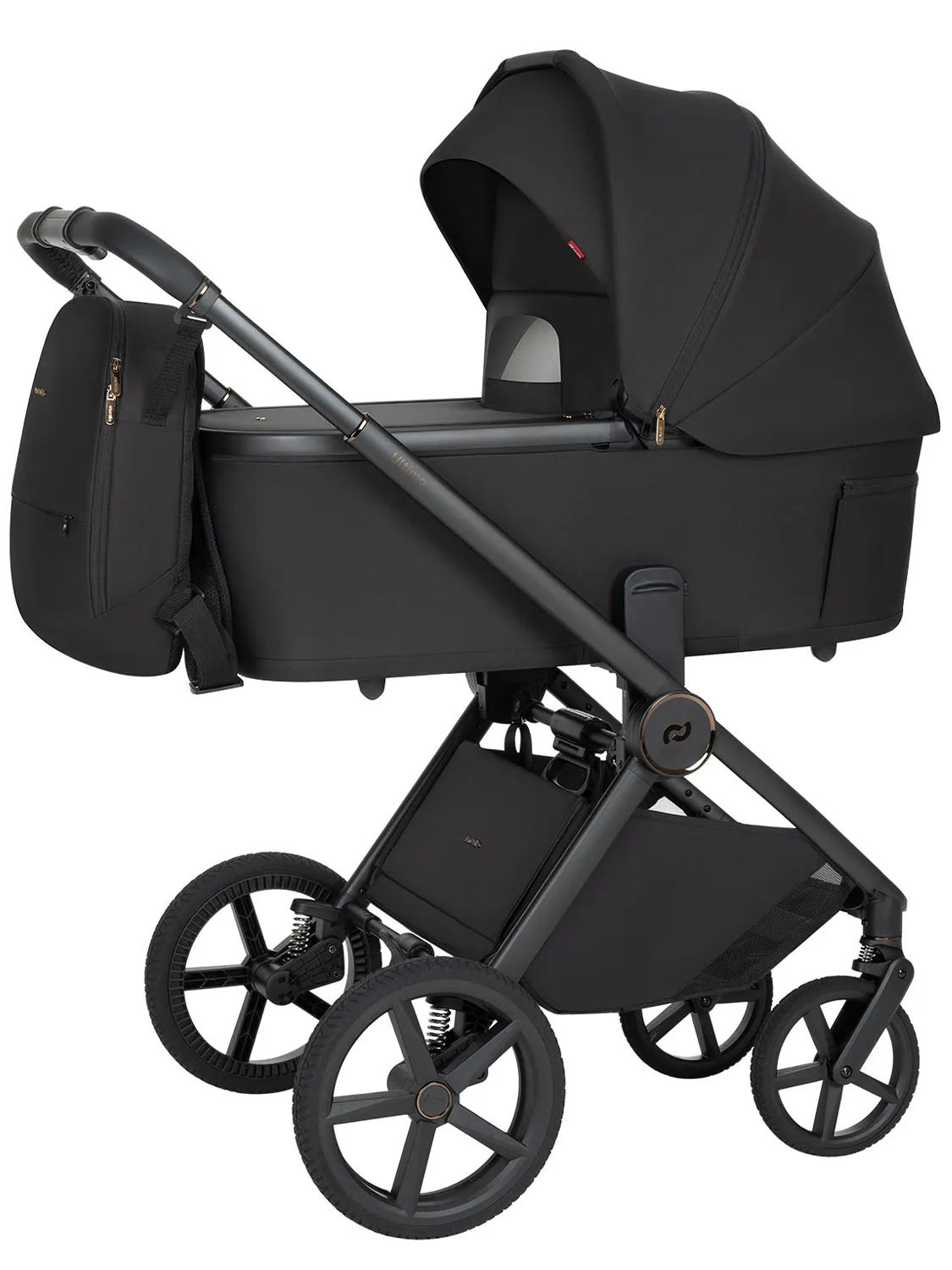 Коляска 2 в 1 Carrello Ultimo F CRL-6701, черный (sable black). Изображение 2