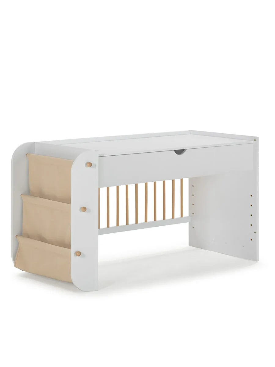 Кровать Micuna Salonica 120*60 белый/дерево (white/wood). Изображение 23