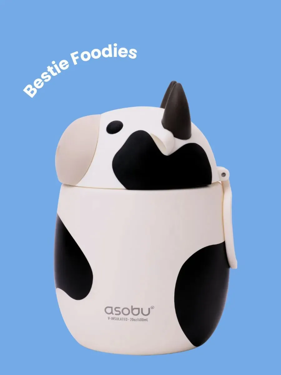 Термоконтейнер Asobu для еды Foodie 600 мл корова 75226. Изображение 13
