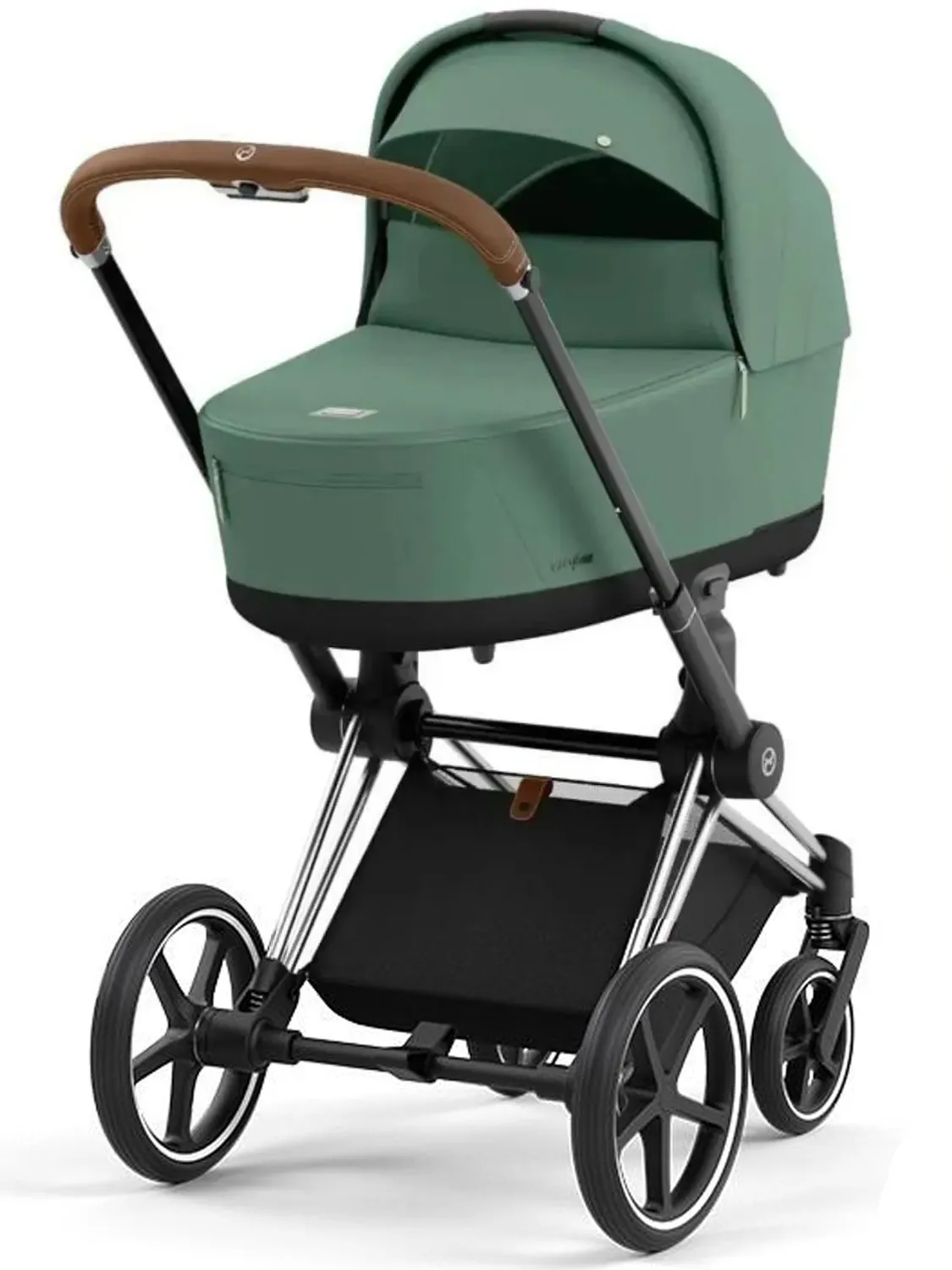 Коляска 2 в 1 Cybex Priam IV шасси Chrome Brown