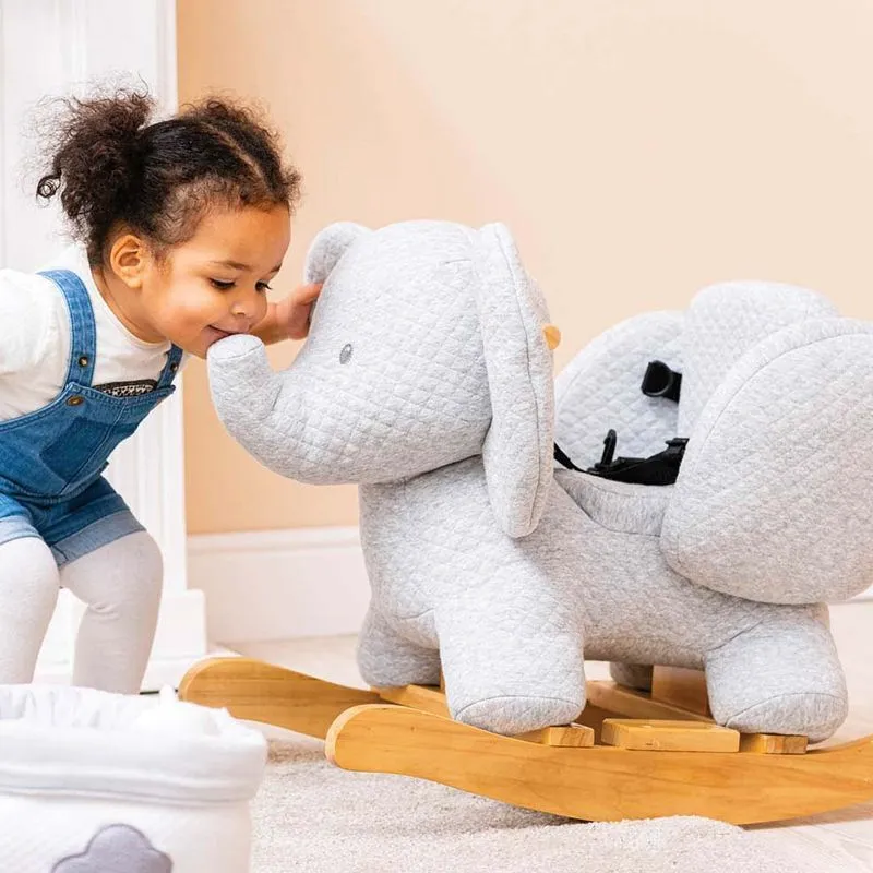 Игрушка мягкая музыкальная Nattou Soft Toy Tembo Jacquard Слоник 28 см 929370