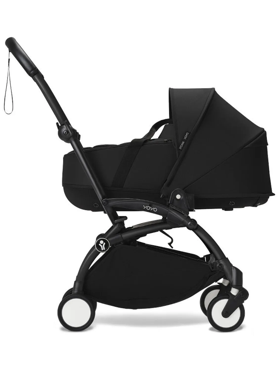 Коляска 2 в 1 Stokke YOYO3 shell, черный, рама черная. Изображение 2