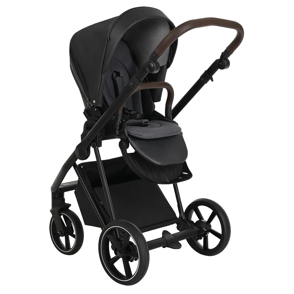 Коляска 2 в 1 Roan Sol экокожа