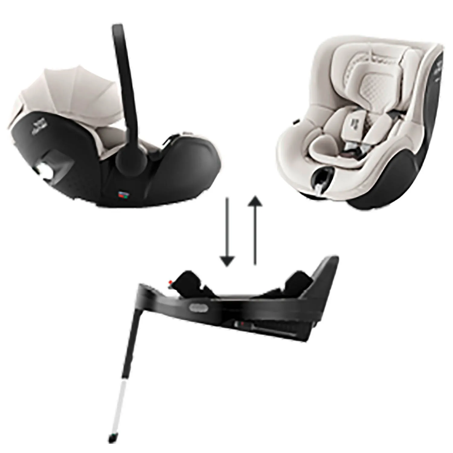 Комплект 3в1 Britax Roemer BABY-SAFE PRO + VARIO BASE 5Z + DUALFIX 5Z LUX