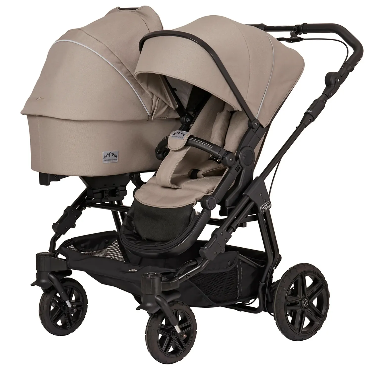 Коляска 2 в 1 для двойни Hartan Two Select Outdoor