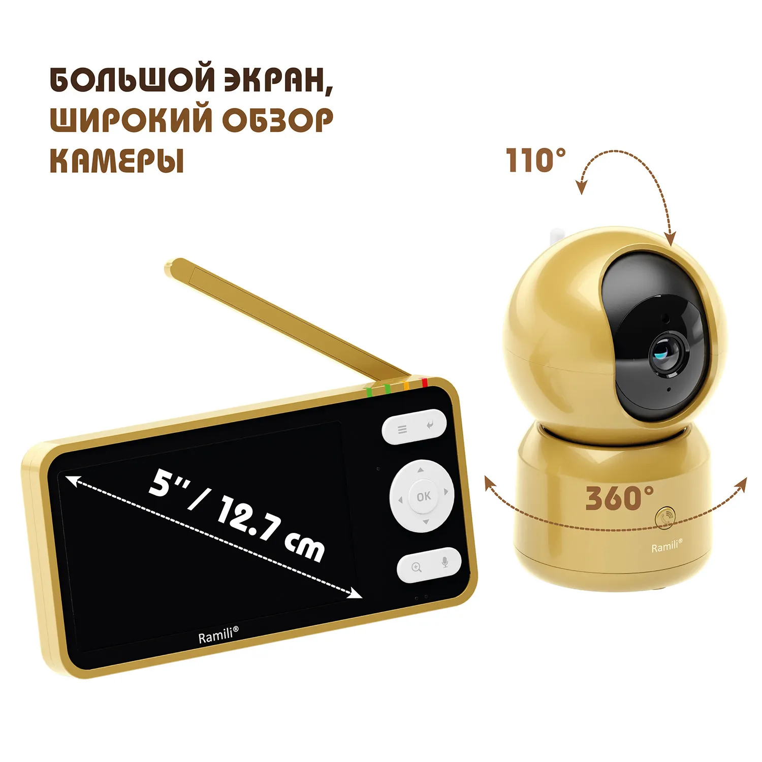 Видеоняня Ramili Baby RV1500X4GOLD
