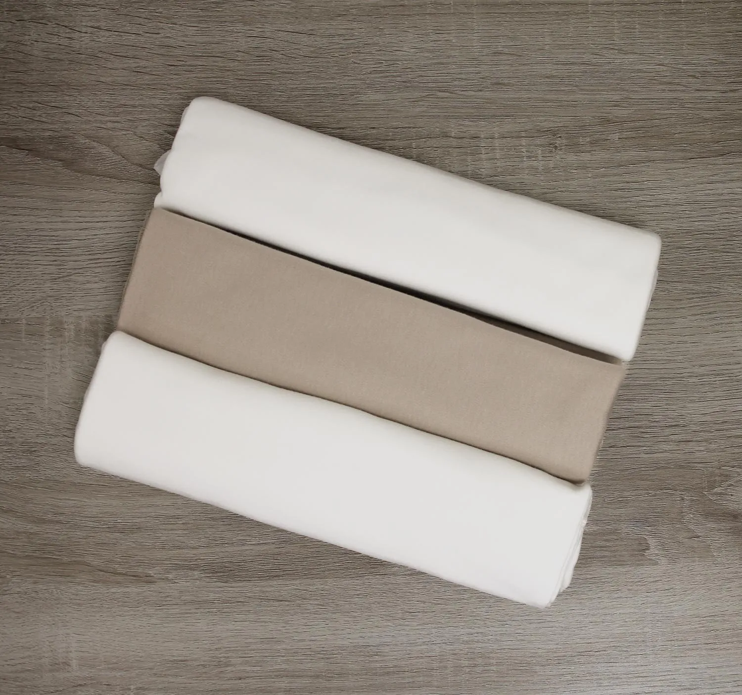 Комплект Lapsi № 6.4 пелёнки 3 шт, цвет молочный/бежевый