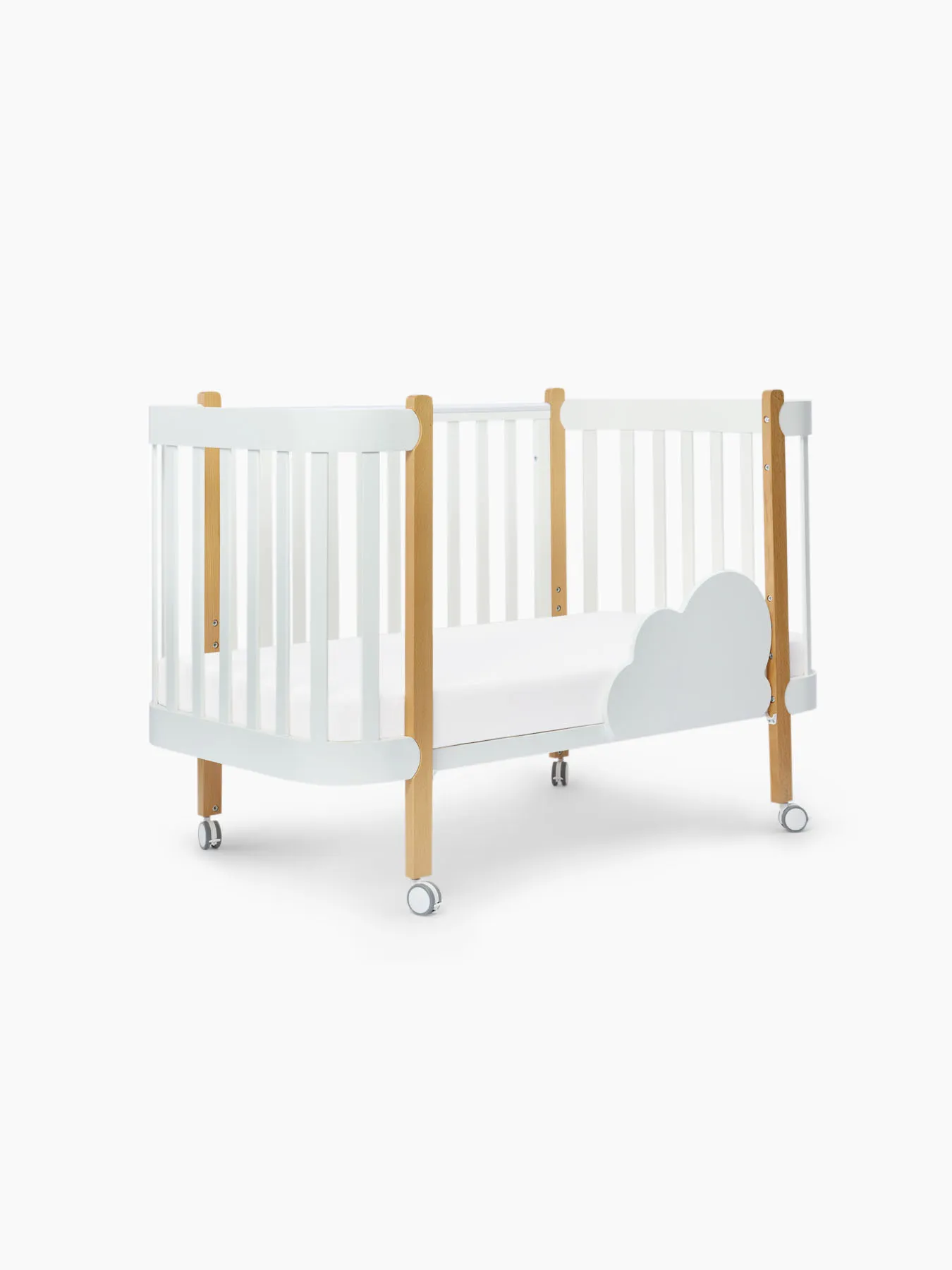 Набор простыней Happy Baby на резинке 140x70 см 2 штуки белый (white) 87579. Изображение 6