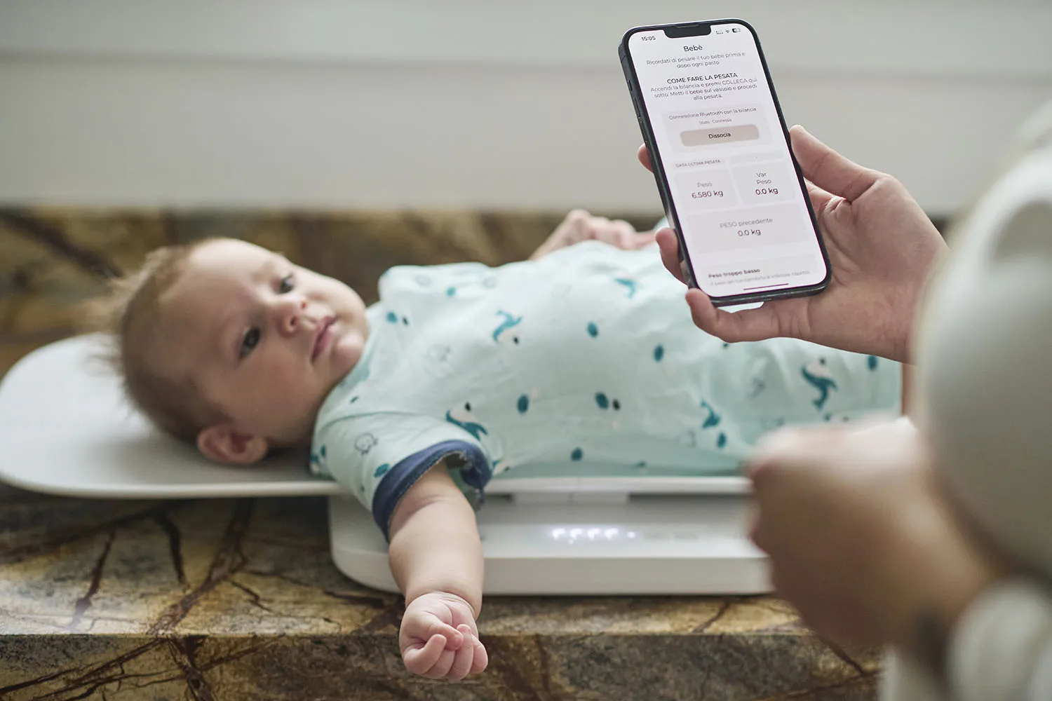 Весы электронные Nuvita 1330 PRIMIPESI CONNECT NU-IBBS0002