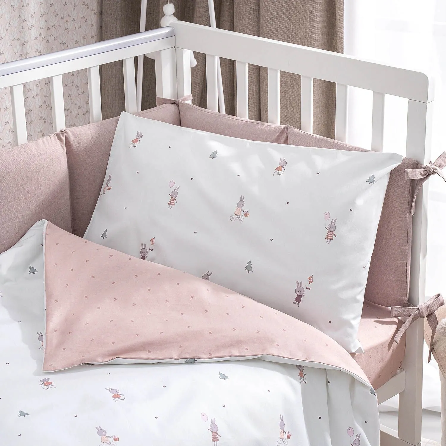 Постельное белье Perina Bunnies 120х60 см 3 предмета