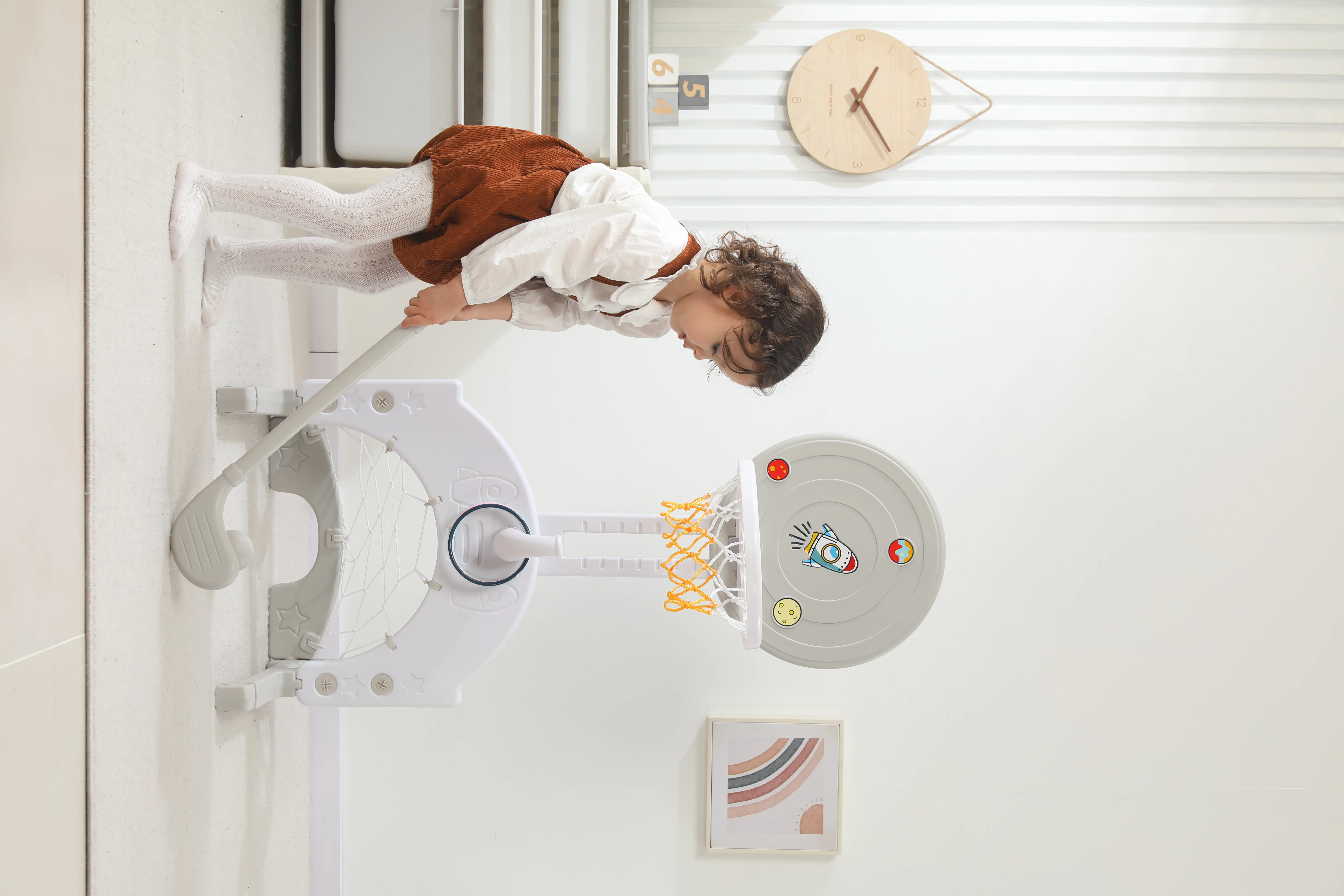 Стойка баскетбольная UNIX Kids Space Grey PPBSGRY