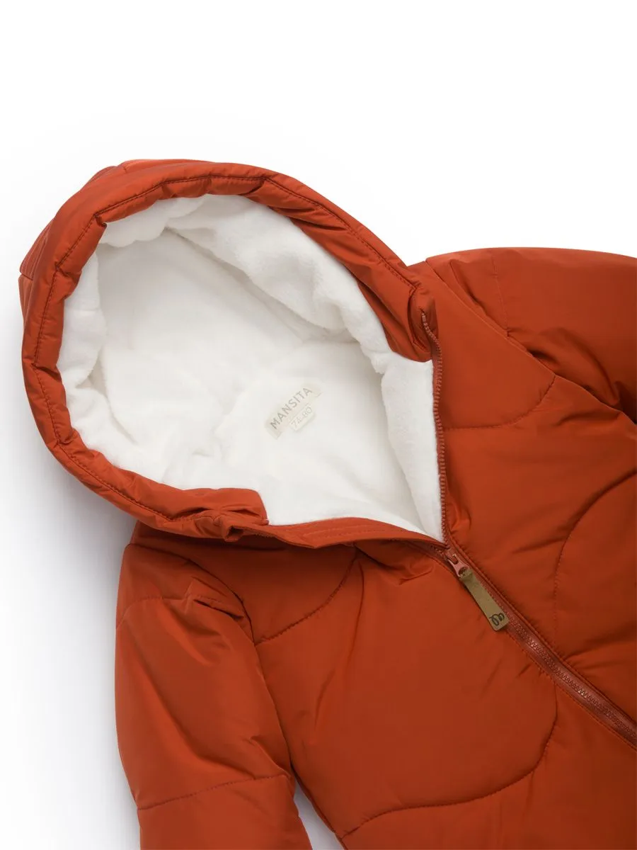Комбинезон детский зимний Mansita Frost цв.терракотовый