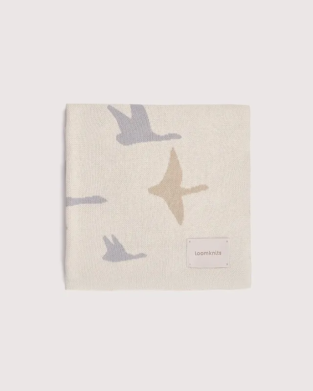 Плед детский LoomKnits Экрю 80х120 см LW5051-042-80/120