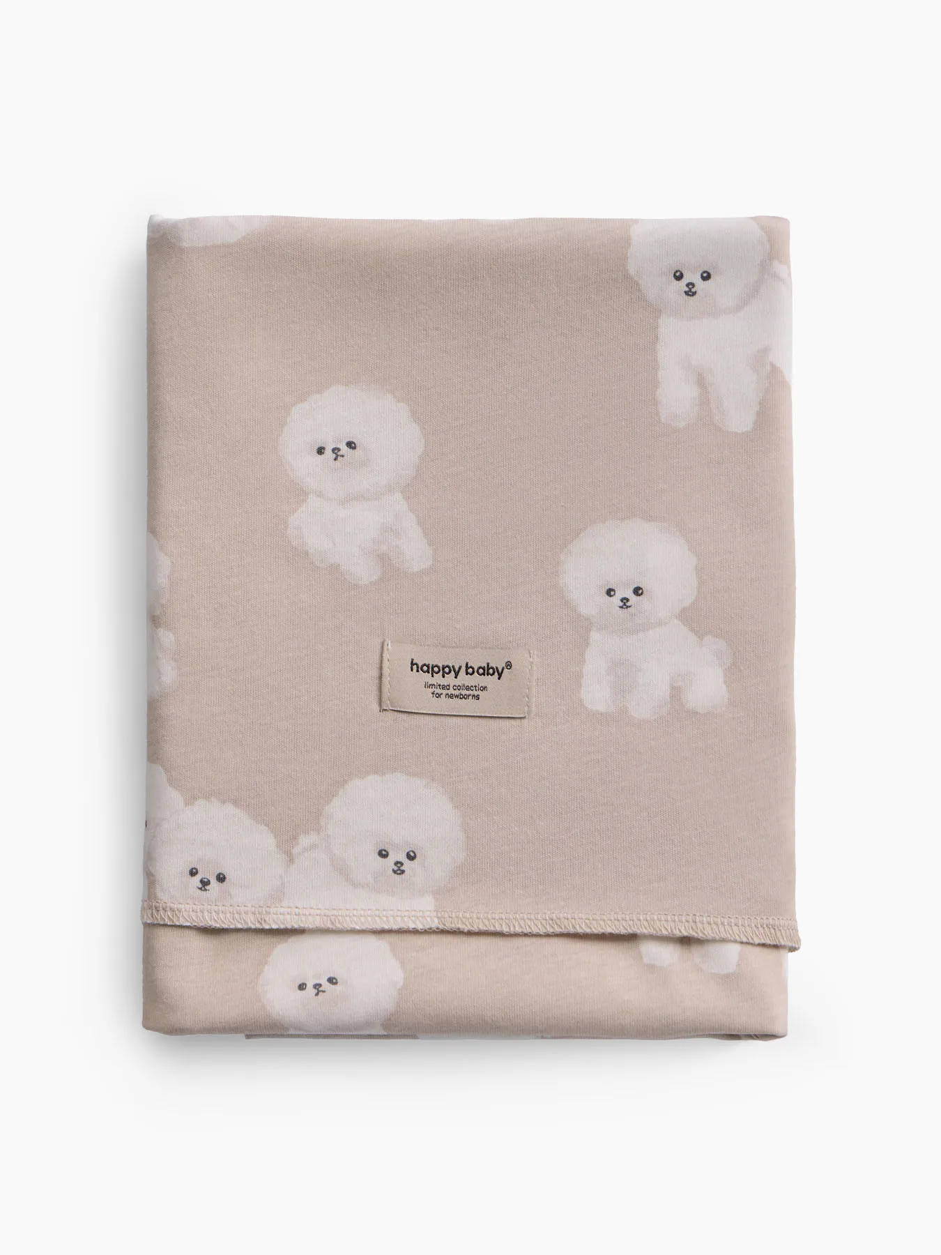 Набор пеленок Happy Baby детских 90x90 см 2 шт молочный (milky) 87589. Изображение 5