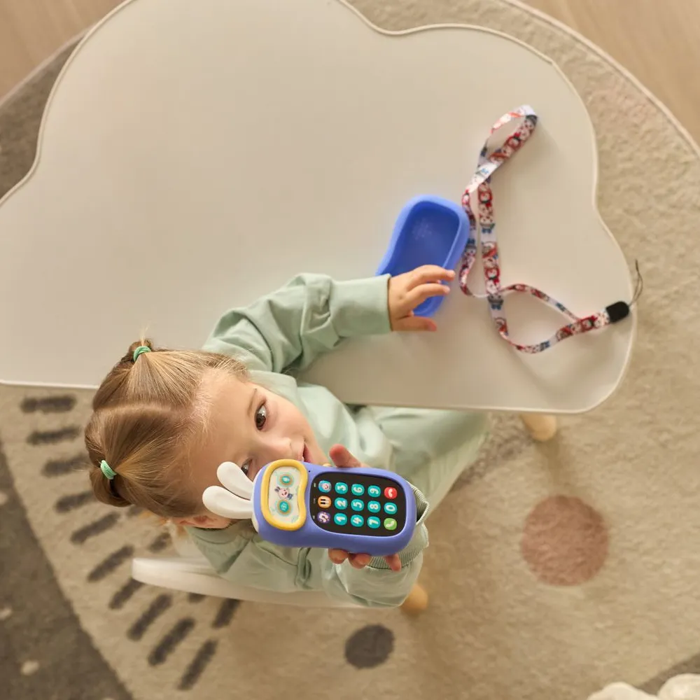 Интерактивная игрушка Alilo Телефон Ушастик-Лапочка P3 фиолетовый 60420