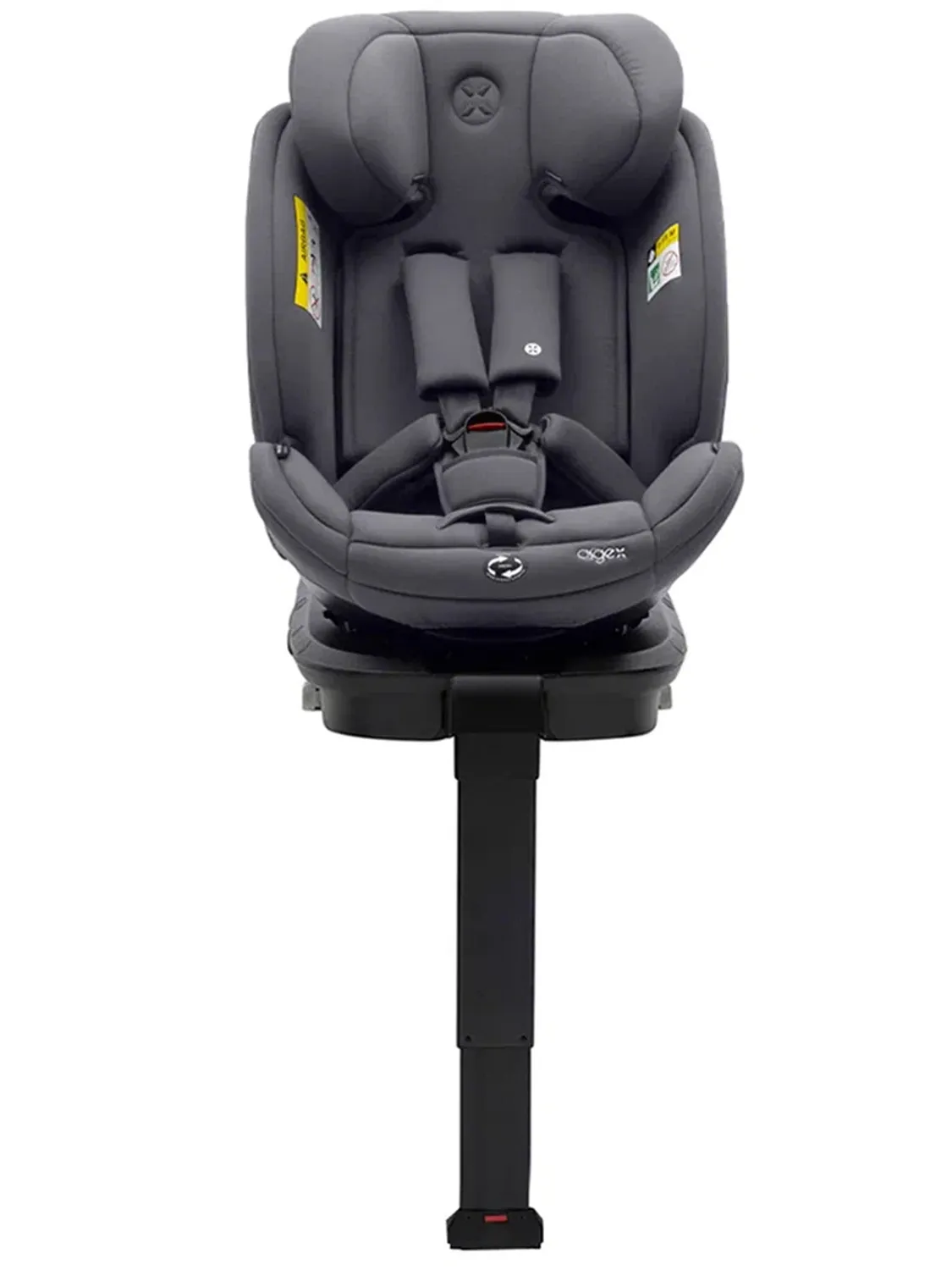 Автокресло 0+/1/2/3 Agex Comfort i-Fix 360 нов, серый (grey). Изображение 5
