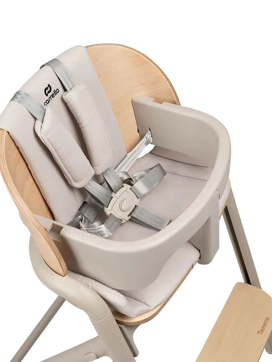 Стульчик для кормления CARRELLO Tenero Бежевое дерево (Olympus Beige Wooden) CRL-9507. Изображение 24