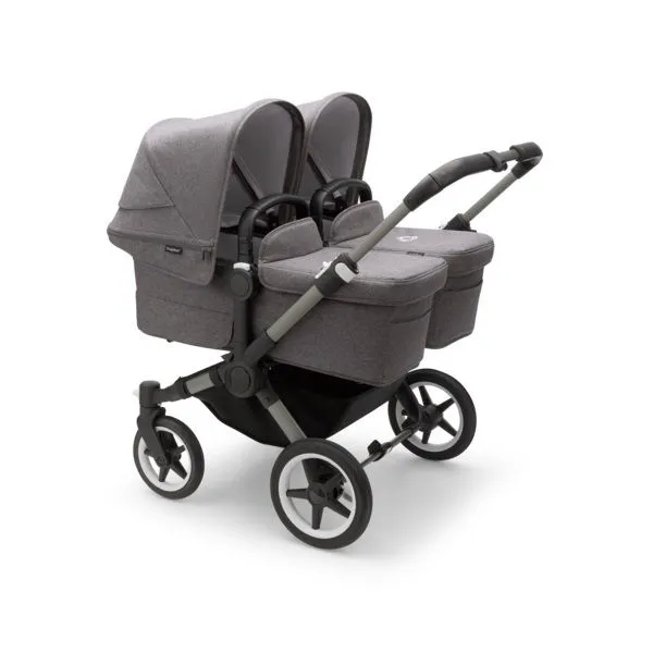Коляска 2 в 1 Bugaboo Donkey 5 Twin шасси Graphite
