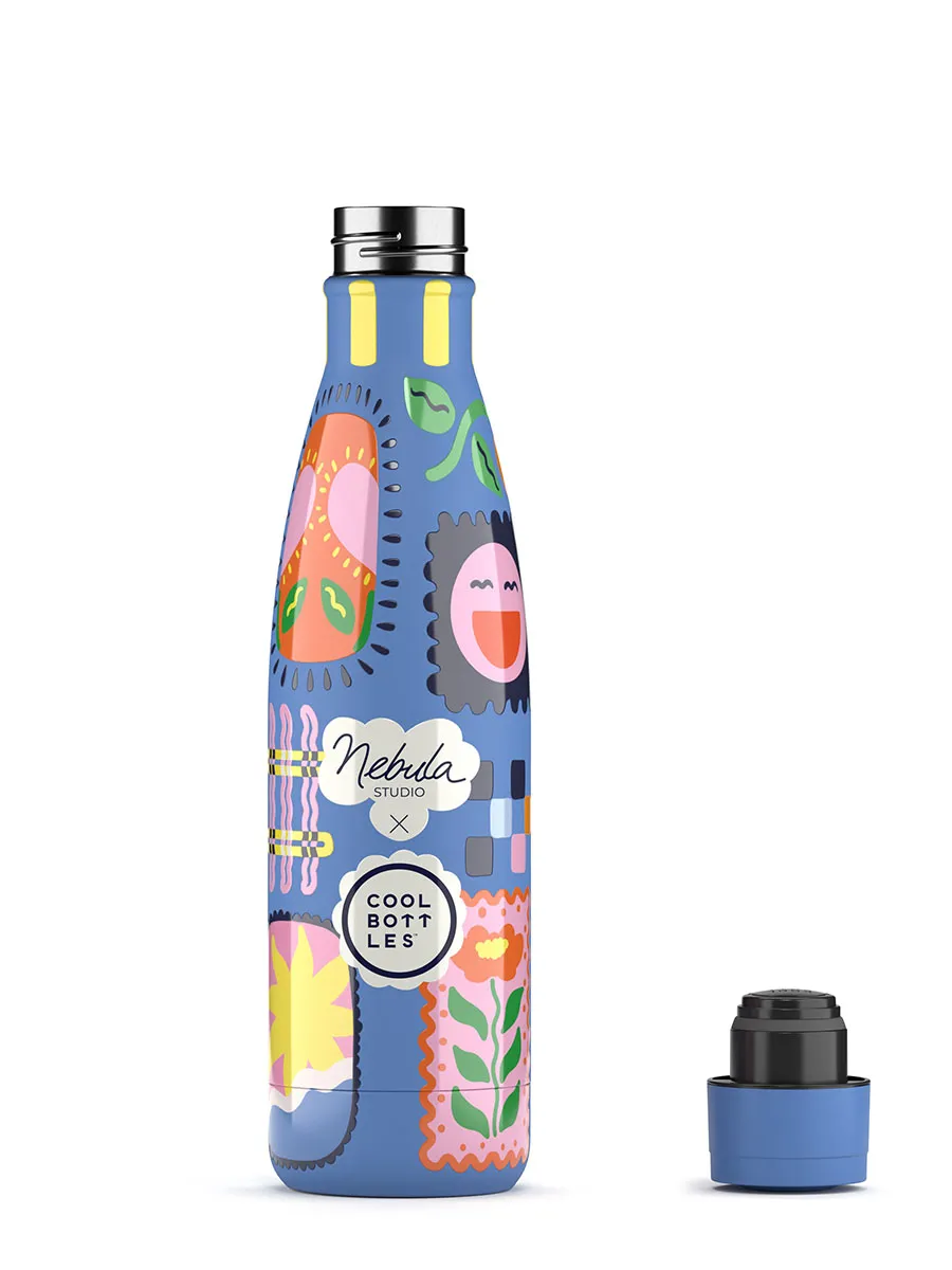 Термос-термобутылка Cool Bottles Nebula Studio Patch Zone 500мл CBB50PZN. Изображение 2