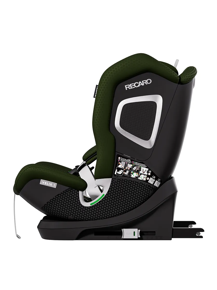 Автокресло 1/2/3 RECARO Velix 1, зеленый (epic green), от 15 месяцев до 12 лет, 9-36 кг, isofix. Изображение 7